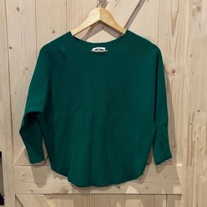 Milano Teal Textured Top
